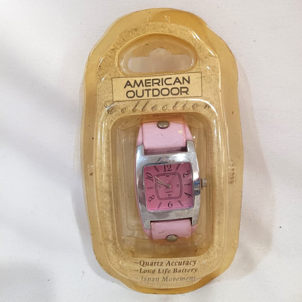 Girls Watch American Outdoor Collection Pink Color Analog Quartz Accuracy